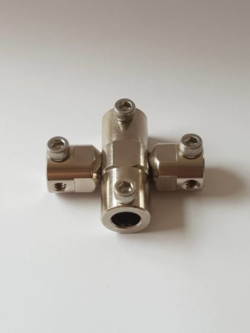 3/8" cross connector fitting